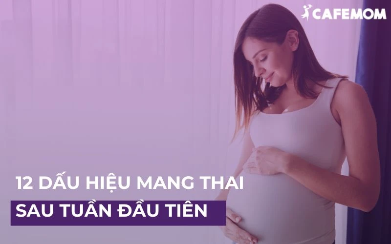 12 DẤU HIỆU MANG THAI THƯỜNG GẶP SAU TUẦN ĐẦU TIÊN