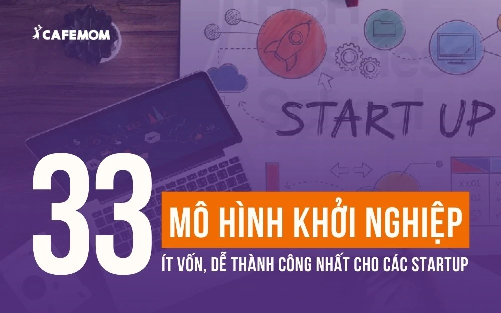 33 MÔ HÌNH KHỞI NGHIỆP ÍT VỐN, DỄ THÀNH CÔNG NHẤT CHO CÁC STARTUP