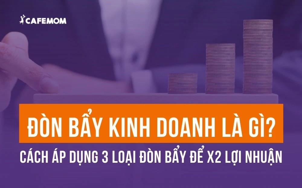 ĐÒN BẨY KINH DOANH LÀ GÌ? CÁCH ÁP DỤNG 3 LOẠI ĐÒN BẨY ĐỂ X2 LỢI NHUẬN