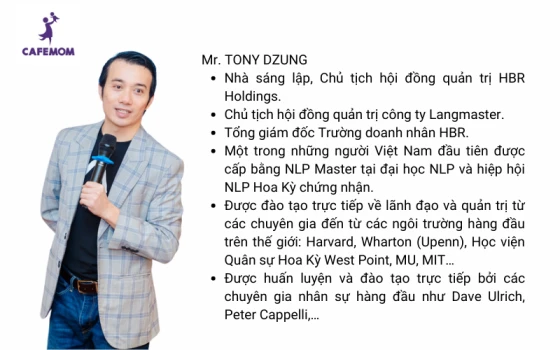 Mr. Tony Dzung - Chủ tịch HBR Holdings