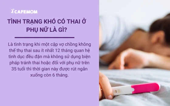 Thế nào là tình trạng khó có thai ở phụ nữ