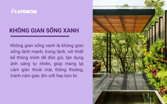 Thế nào là không gian sống xanh