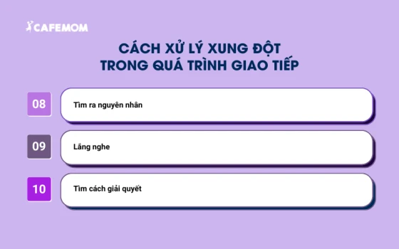 Cách xử lý xung đột trong quá trình giao tiếp