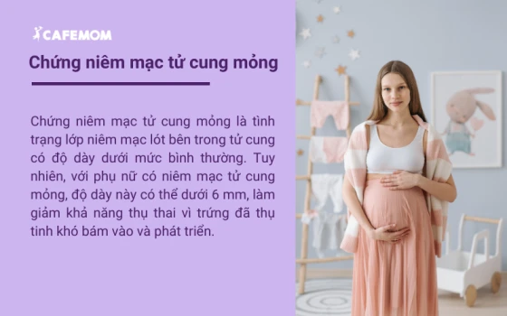 Thế nào là chứng niêm mạc tử cung mỏng