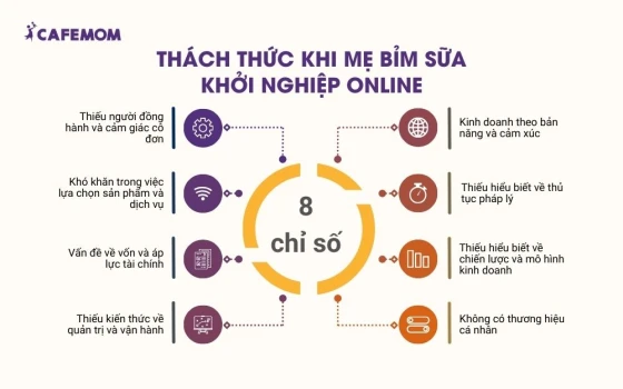 Thách thức khi mẹ bỉm sữa khởi nghiệp online