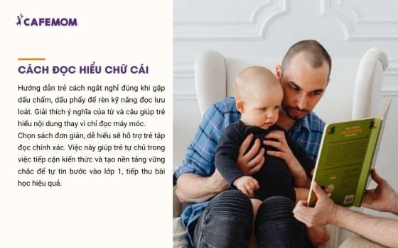 Hướng dẫn con đọc hiểu chữ cái theo cách đơn giản