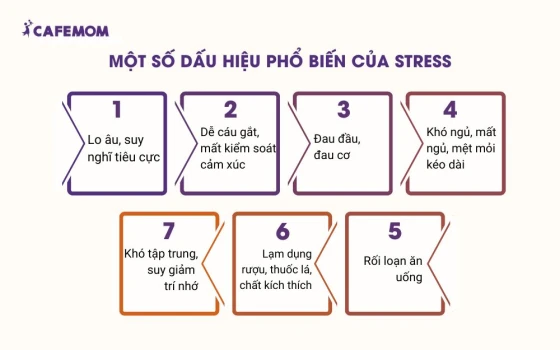 Một số dấu hiệu phổ biến của stress mà bạn nên biết