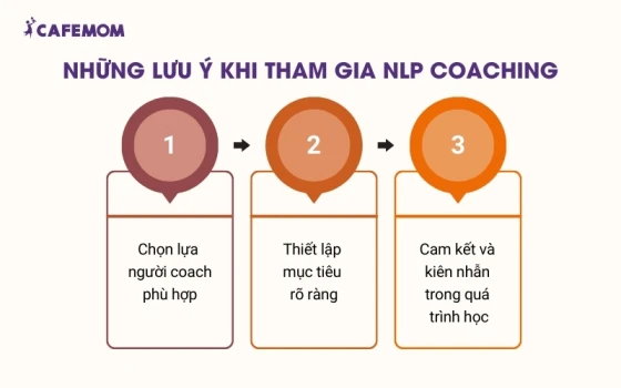 Khi tham gia NLP coaching có một số điều bạn cần lưu ý