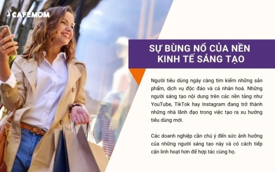 Nền kinh tế sáng tạo đang trở thành một xu hướng mạnh mẽ trong thời gian tới