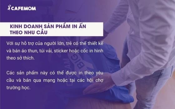 Kinh doanh sản phẩm handmade từ công nghệ in ấn giúp trẻ phát triển tư duy sáng tạo