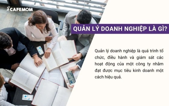 Quản lý doanh nghiệp giúp đảm bảo sự phát triển bền vững và hiệu quả của một tổ chức.