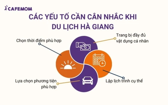 Khi du lịch Hà Giang cần xem xét và chuẩn bị một số yếu tố