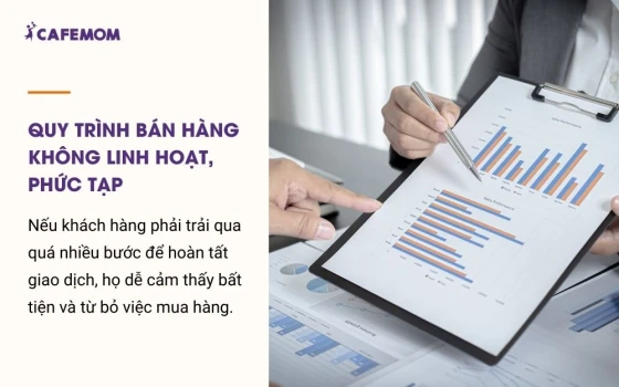 Quy trình bán hàng không linh hoạt, phức tạp