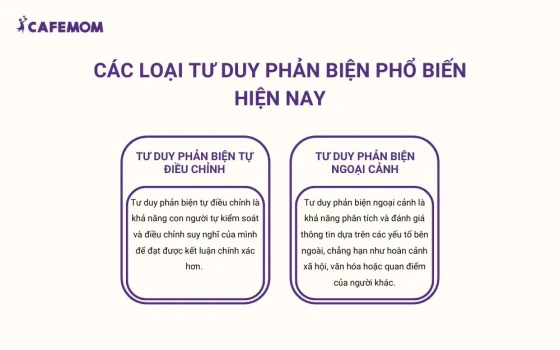 Các loại tư duy phản biện phổ biến hiện nay