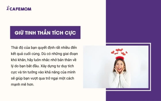 Giữ tinh thần tích cực