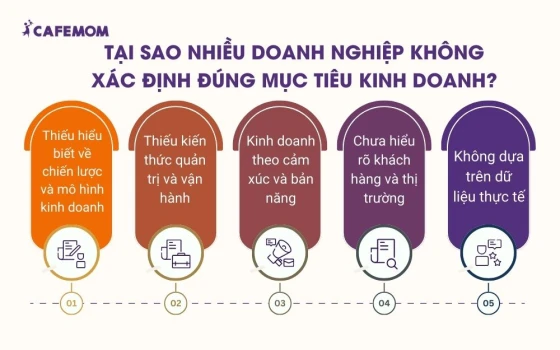 Tại sao nhiều doanh nghiệp không xác định đúng mục tiêu kinh doanh?