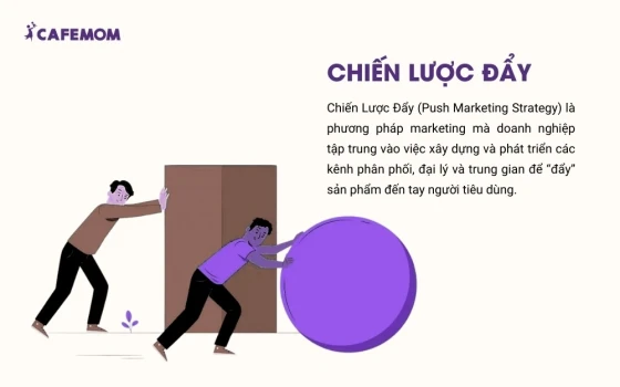 Chiến Lược Đẩy tập trung “đẩy” sản phẩm đến tay người tiêu dùng