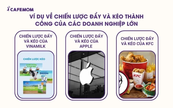 Ví dụ về chiến lược đẩy và kéo thành công của các doanh nghiệp lớn