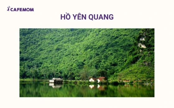 Hồ Yên Quang nằm gần chùa Bái Đính