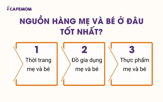 Nguồn hàng mẹ và bé ở đâu tốt nhất