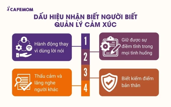 Dấu hiệu nhận biết người biết quản lý cảm xúc