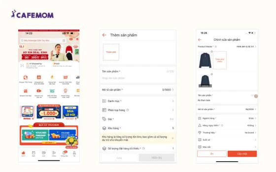 Cách đăng bài bán hàng trên shopee trên điện thoại