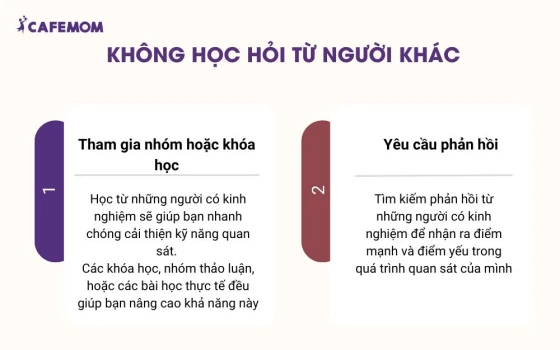 Không học hỏi từ người khác