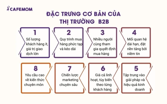 Đặc trưng cơ bản của thị trường b2b