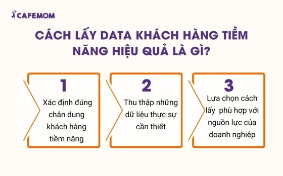 Cách lấy data khách hàng tiềm năng