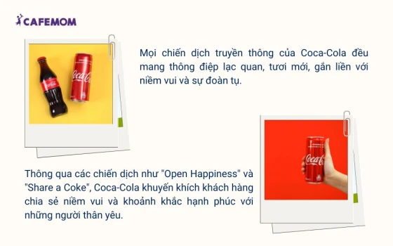 Coca-Cola đã xây dựng một bản sắc thương hiệu rõ ràng từ rất sớm