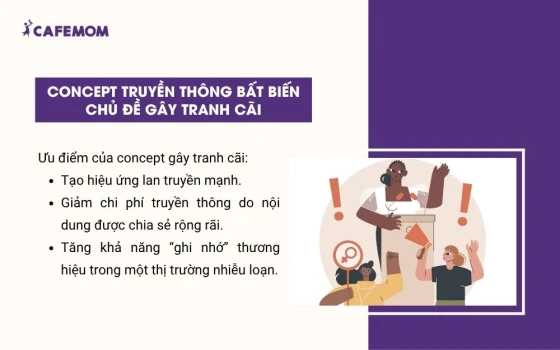 Concept truyền thông bất biến - Chủ đề gây tranh cãi