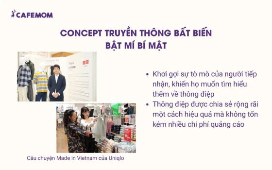 Concept truyền thông bất biến - Bật mí bí mật