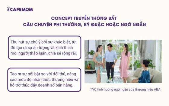 Concept truyền thông bất biến - Câu chuyện phi thường, kỳ quặc hoặc ngớ ngẩn