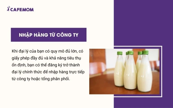 Nhập hàng từ công ty