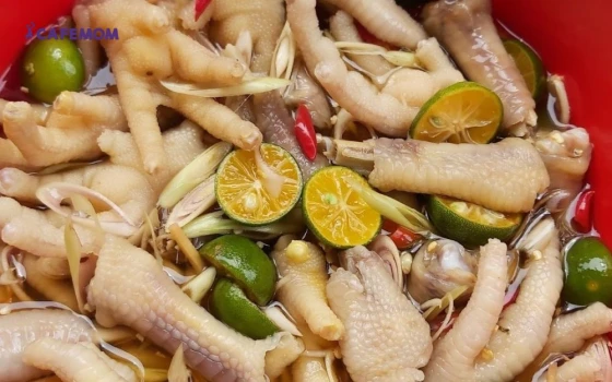 Kinh doanh chân gà ngâm sả tắc