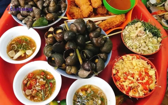 Kinh doanh ốc ăn vặt