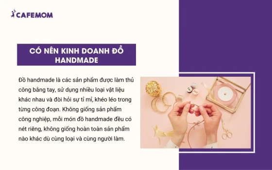 Có nên kinh doanh đồ handmade