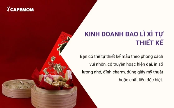 Kinh doanh bao lì xì tự thiết kế