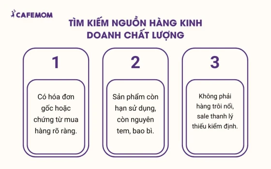 Tìm kiếm nguồn hàng kinh doanh chất lượng